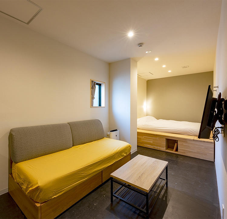 デラックスダブル　エキストラベッド付き